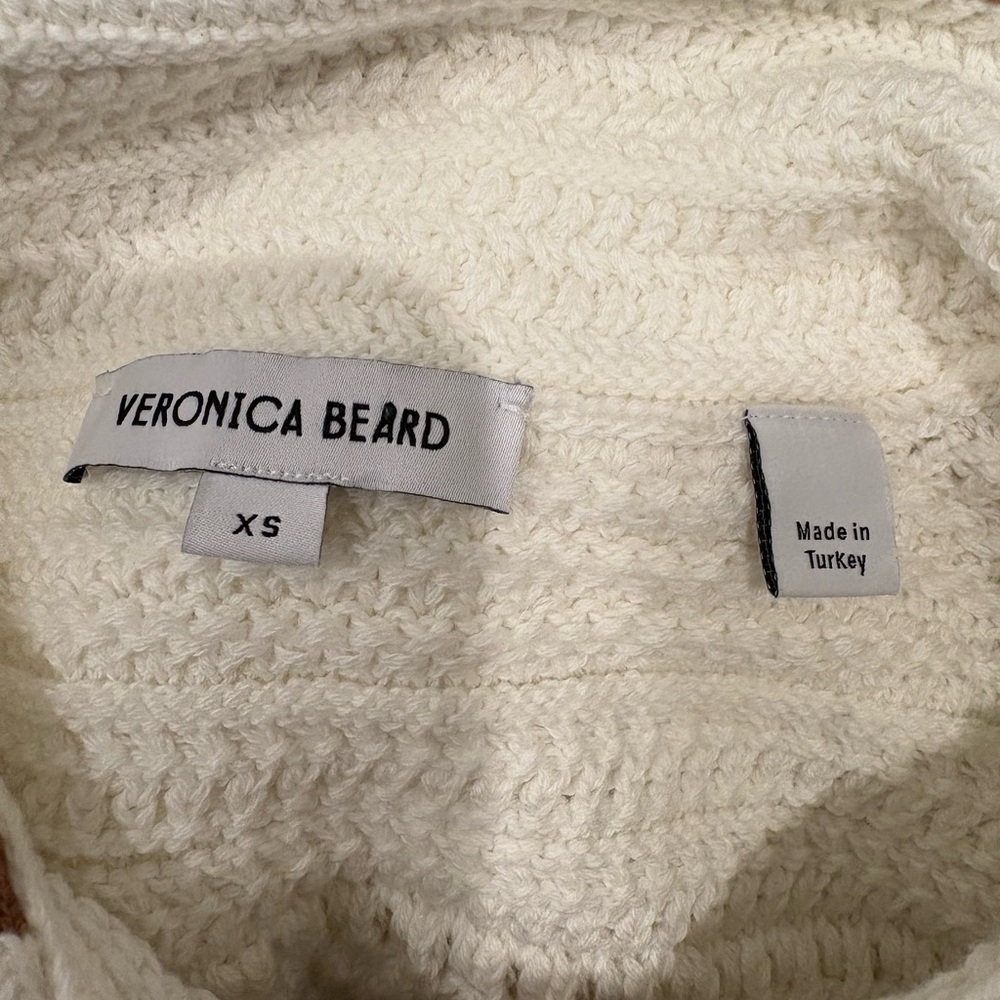 Veronica Beard Jadine Knit Top Size XS Crochet - Picture 6 of 7